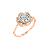 18K Gold & Diamond Ring For Women PJLR-115